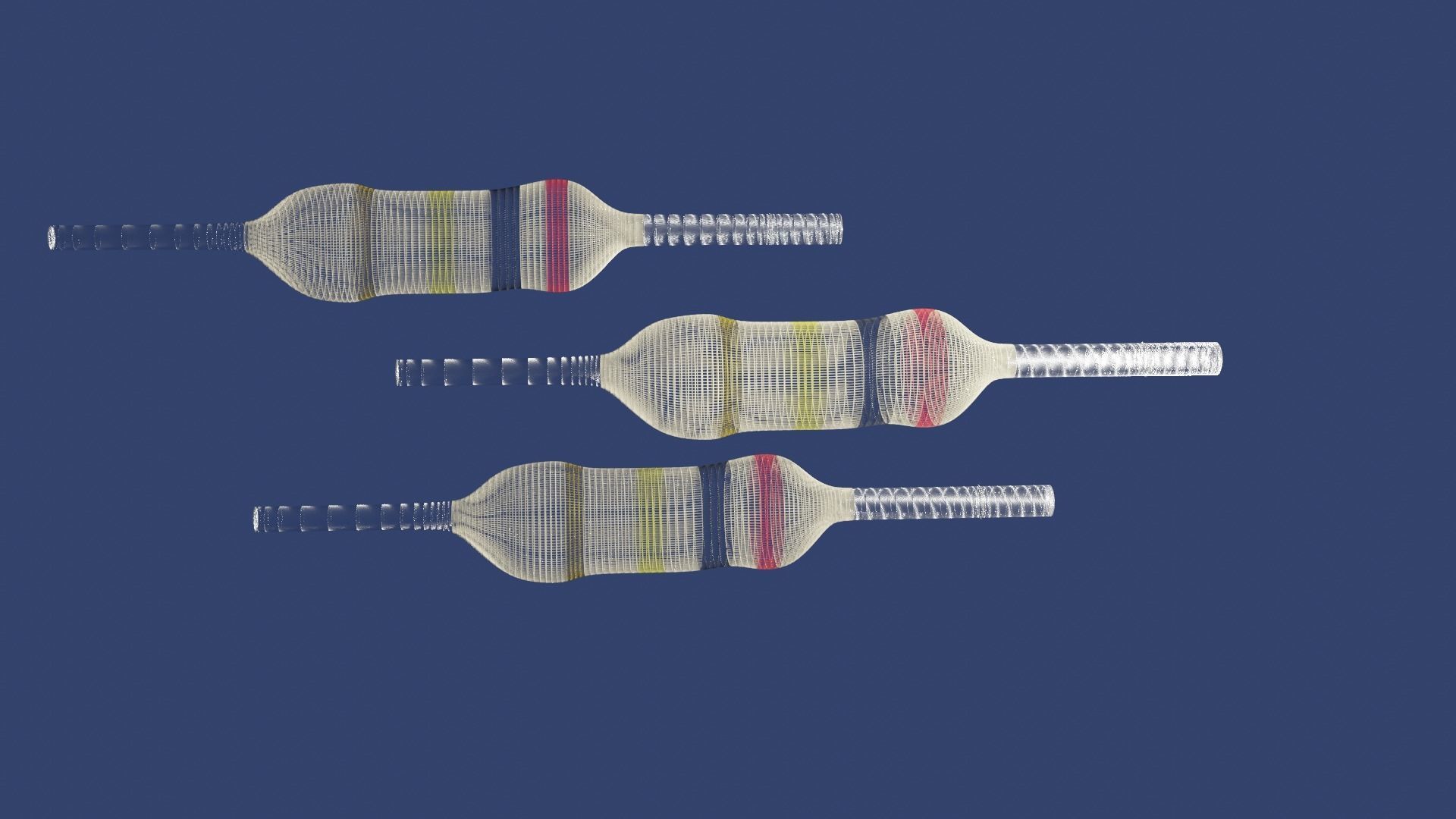 Resistor with color code  Free 3D model_10