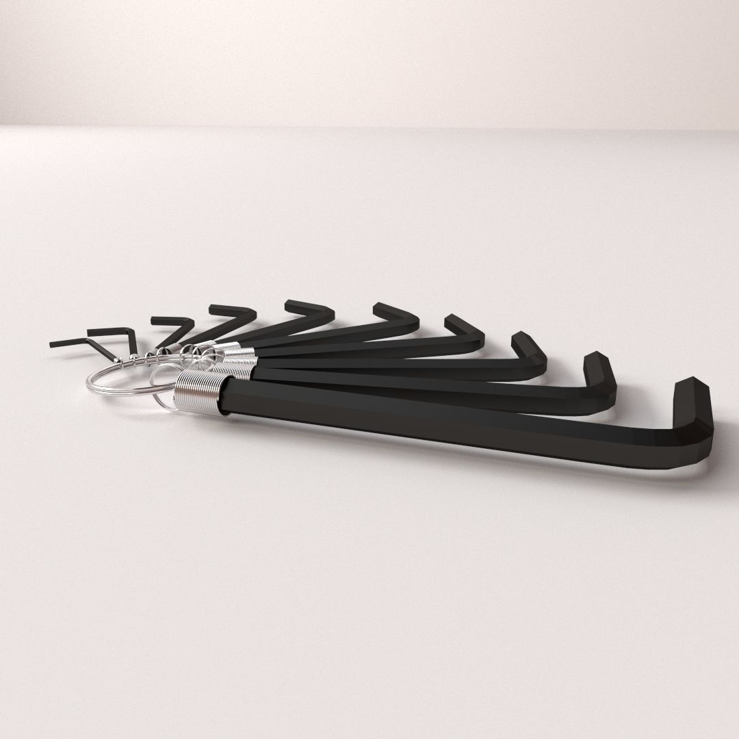 Allen Key 3D model_1