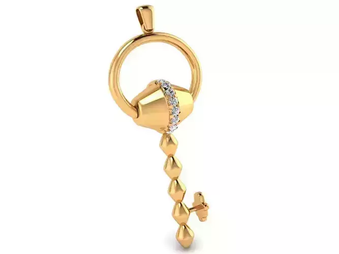 Tazzarine Diamond Pendant Model 4