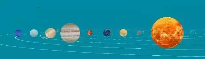 tata surya 3D model