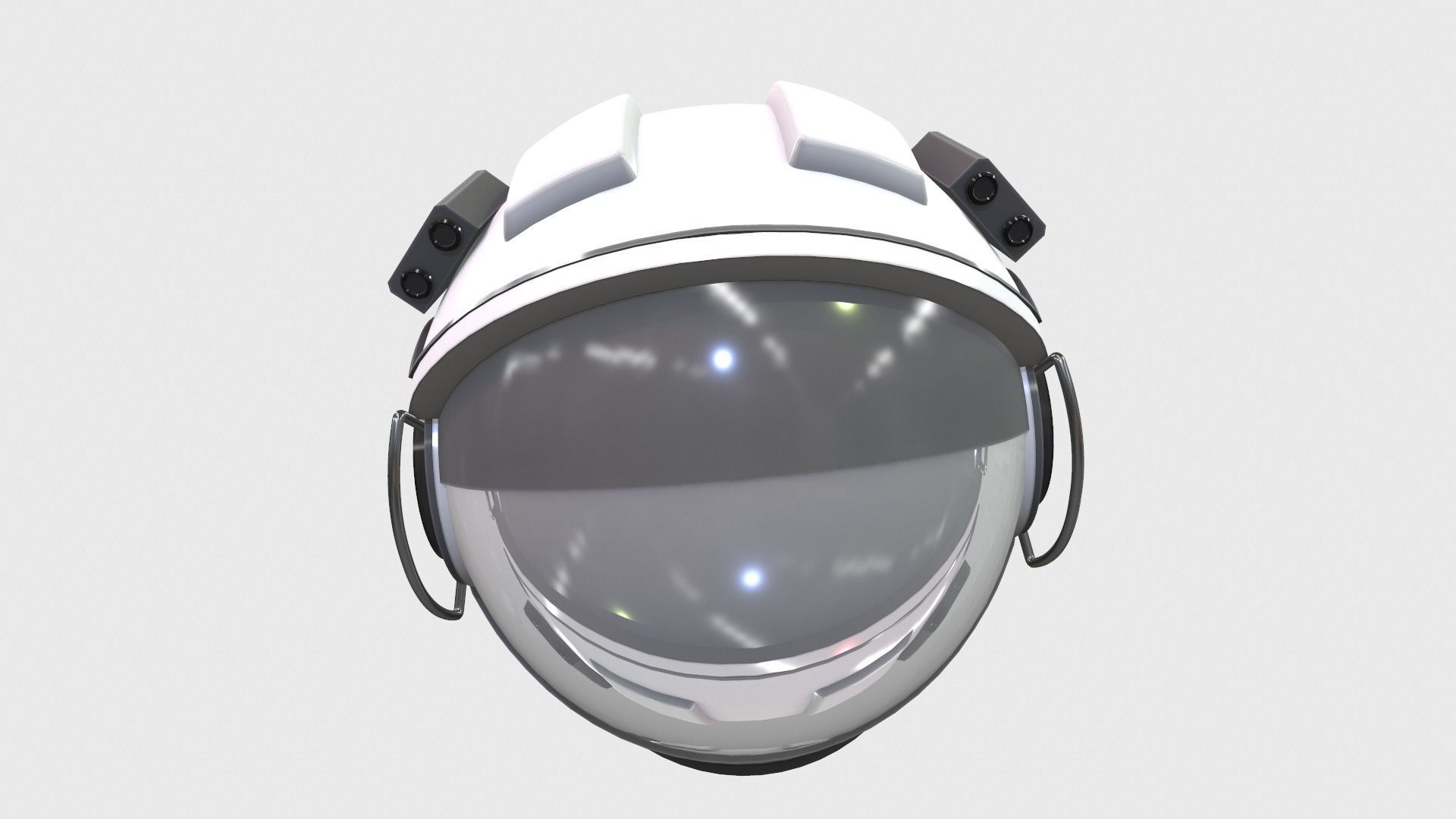 Astronaut space helmet sp-1 3D model_4
