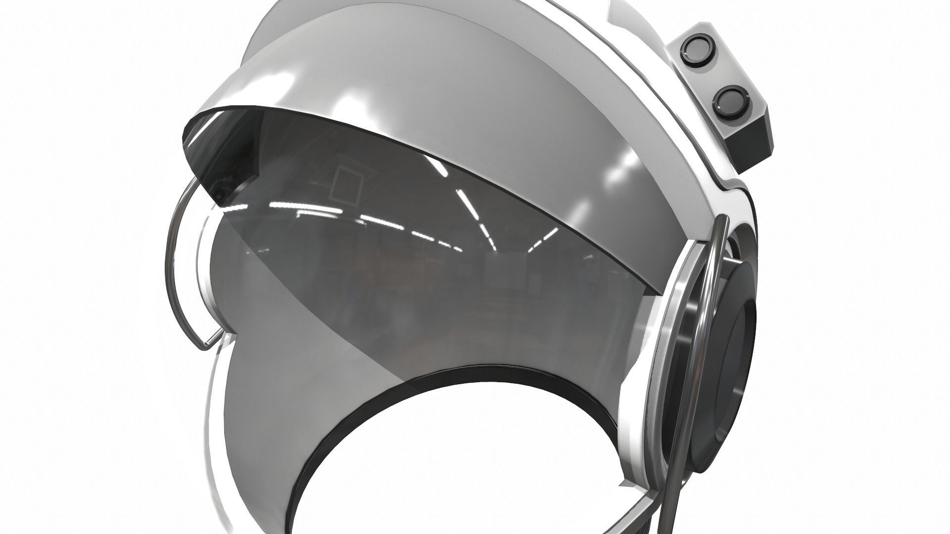 Astronaut space helmet sp-1 3D model_7