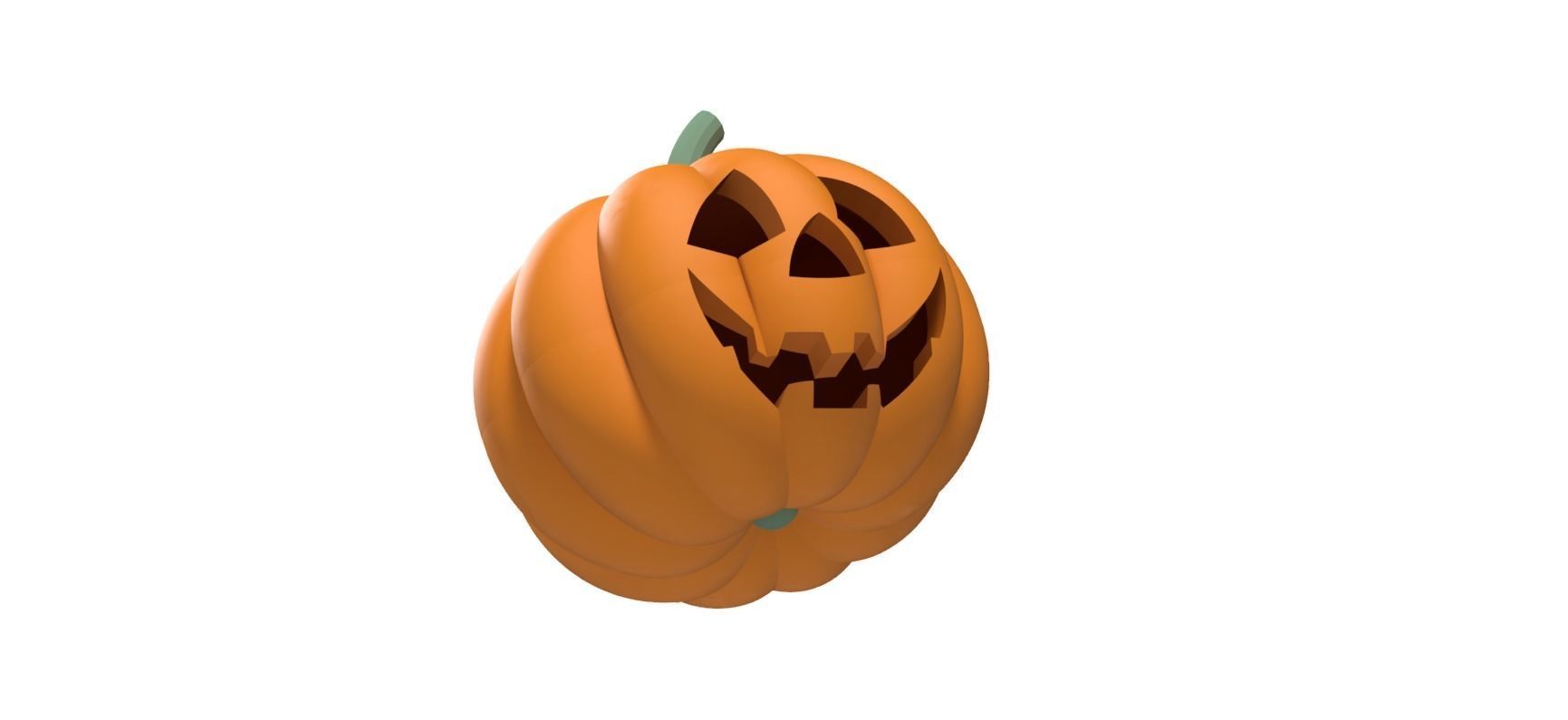Halloween Pumpkin 3D models 3D print model_6