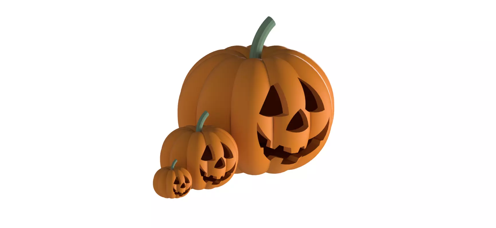 Halloween Pumpkin 3D models 3D print model_0