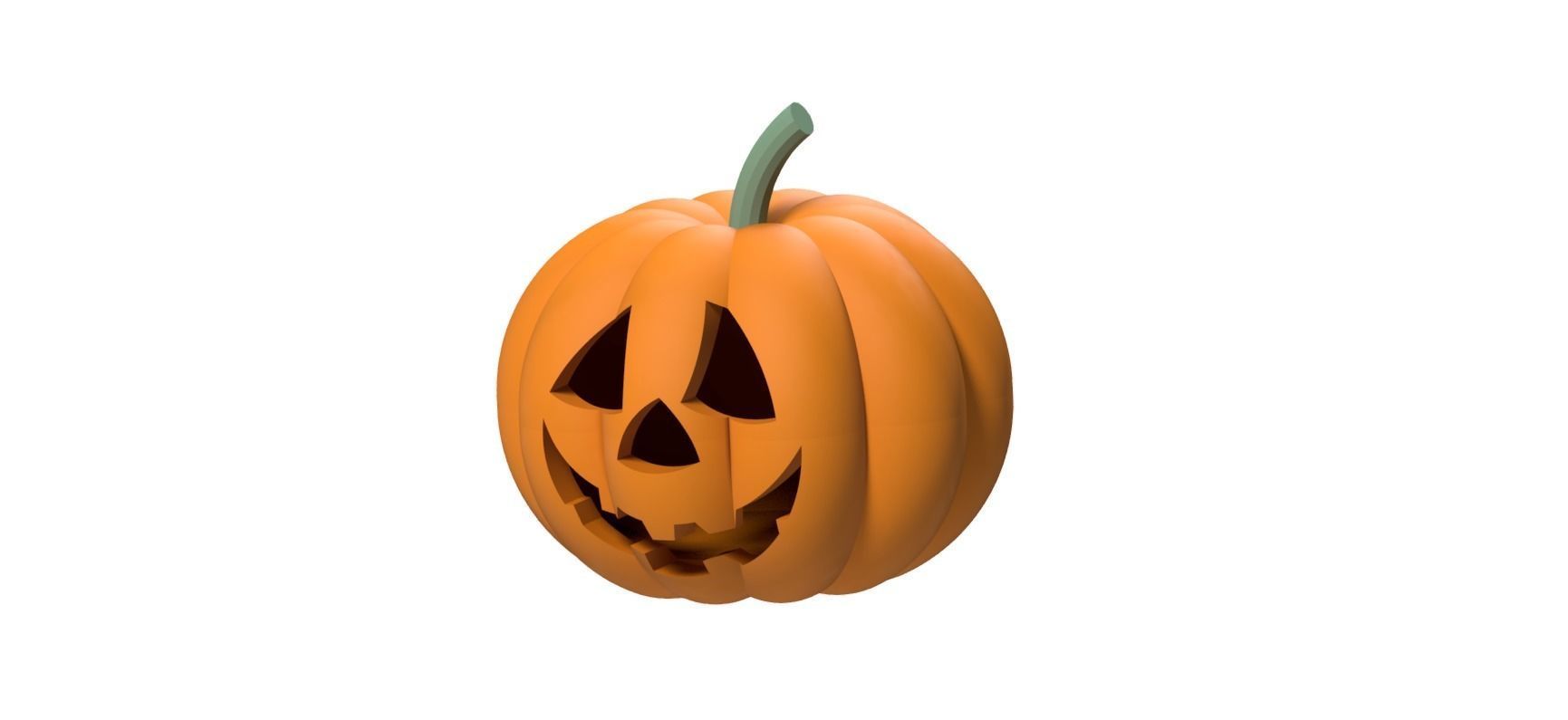 Halloween Pumpkin 3D models 3D print model_1