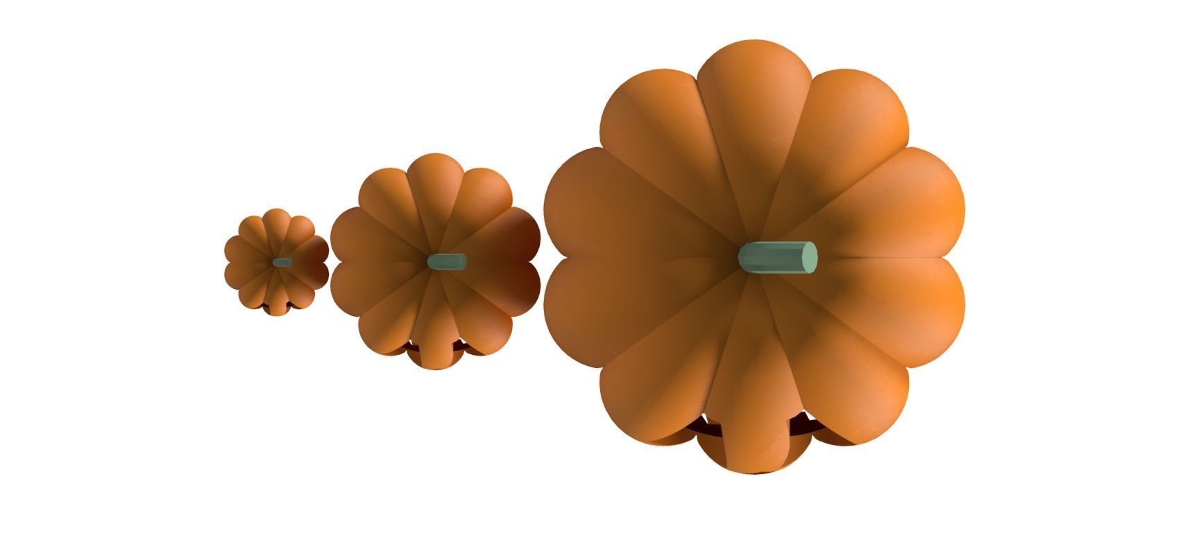 Halloween Pumpkin 3D models 3D print model_4