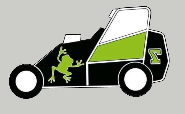 Midget Racing Car Cookie Cutter 3D print model_1