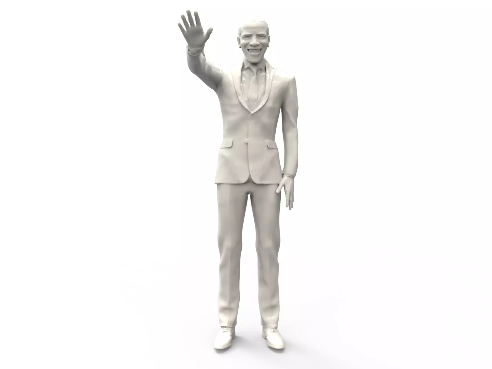 Barack Hussein Obama  3D print model_0