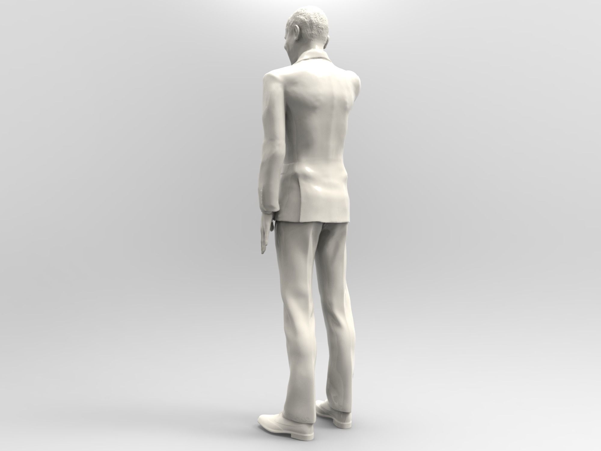 Barack Hussein Obama  3D print model_3