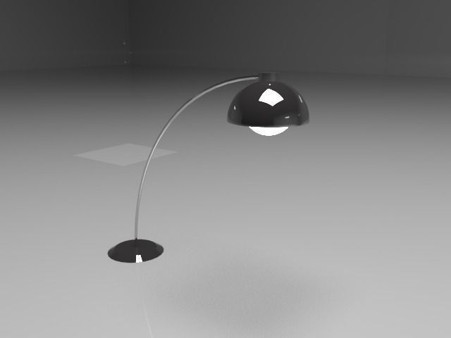 Floor lamp  3D model_1