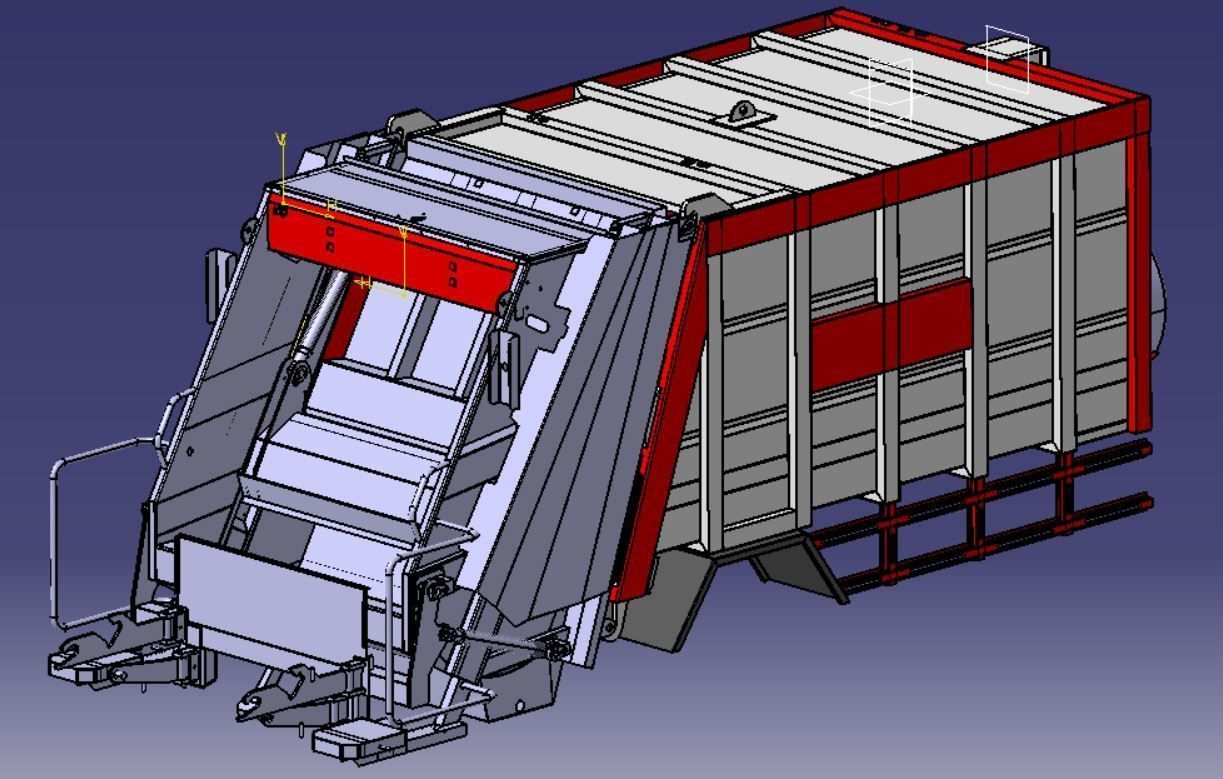 Original Sized Real Garbage Truck 3D model_1