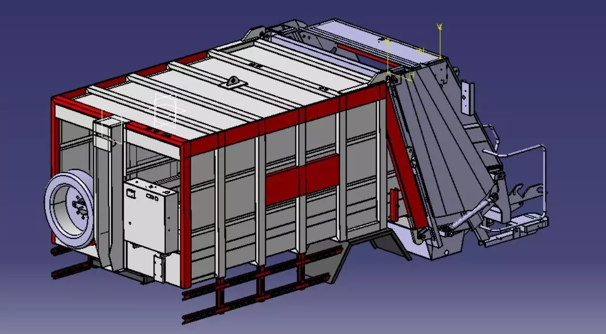 Original Sized Real Garbage Truck 3D model_0