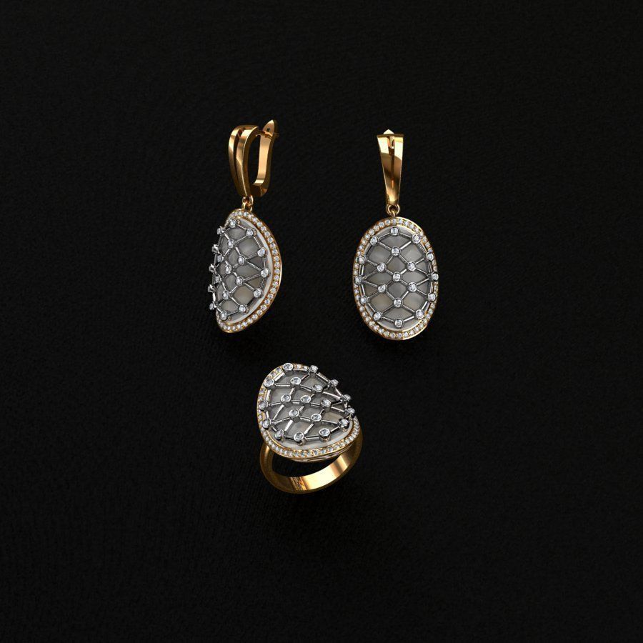 Ring and Earrings