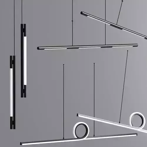 Counterpoint Led Linear Pendant Collection