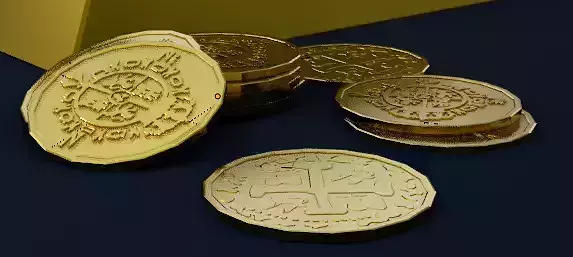 Gold Coin and Gold Bar