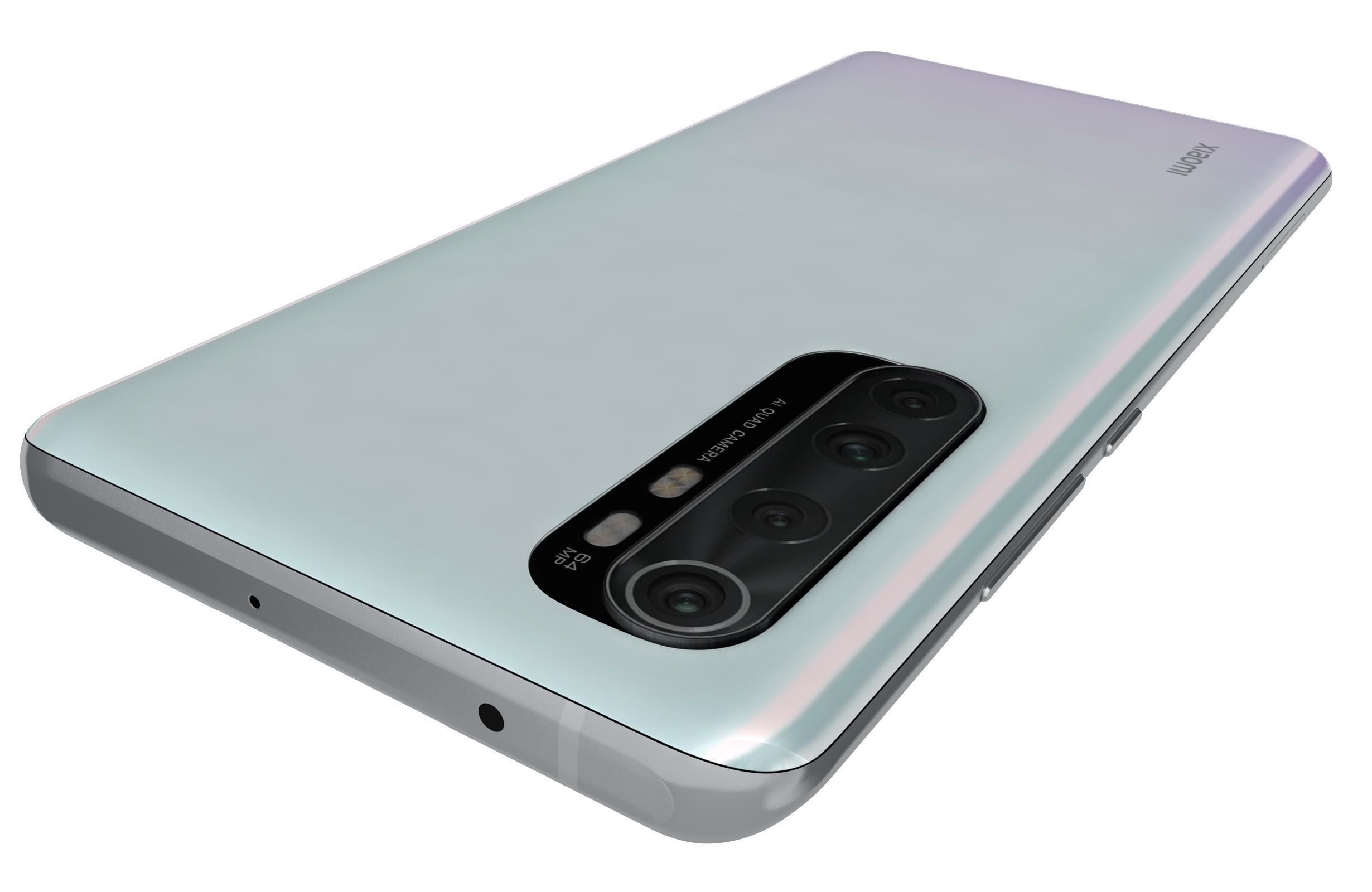 Xiaomi Mi Note 10 Lite Glacier White 3D model_14