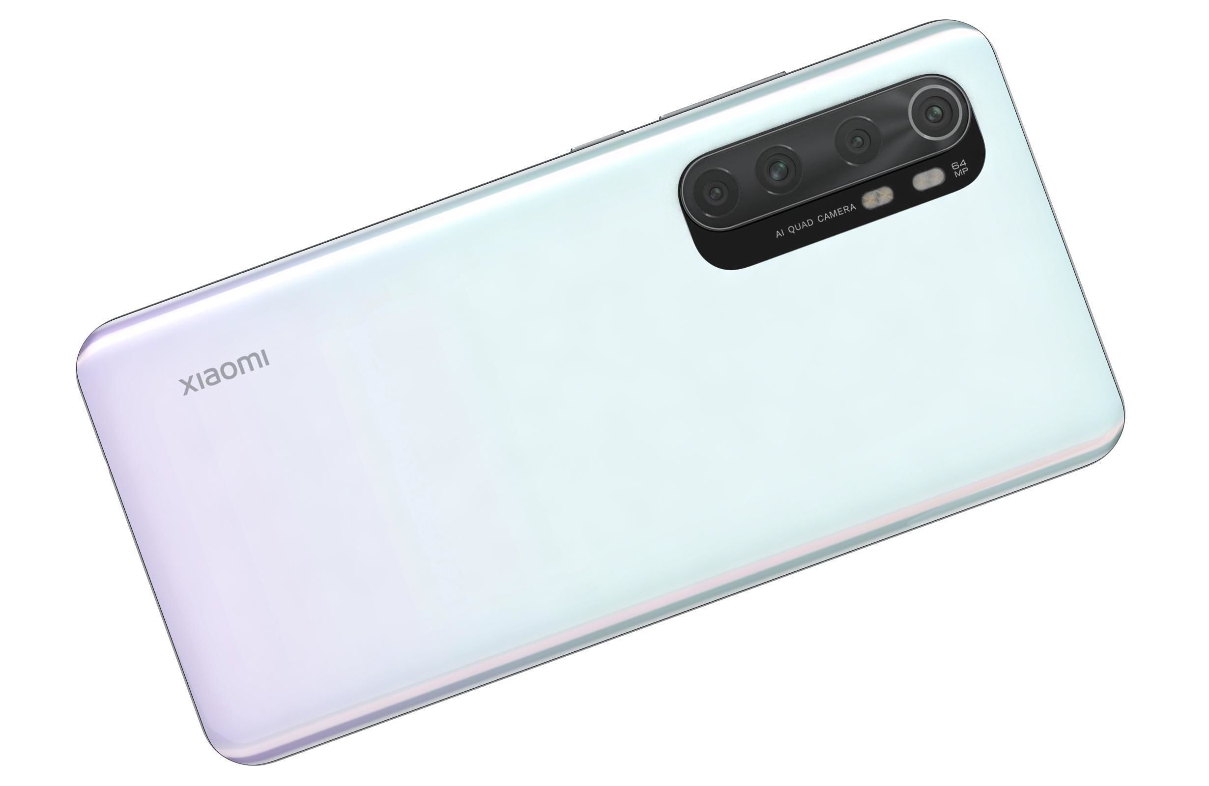 Xiaomi Mi Note 10 Lite Glacier White 3D model_9