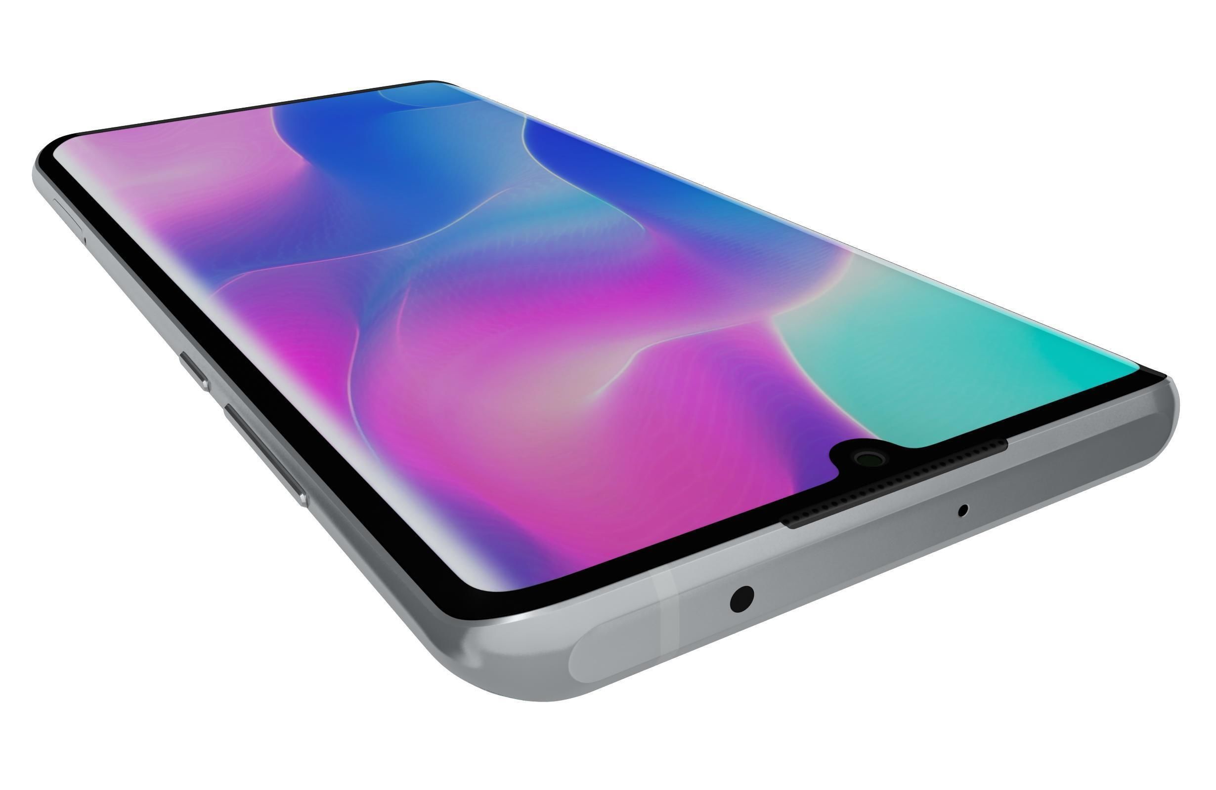 Xiaomi Mi Note 10 Lite Glacier White 3D model_13