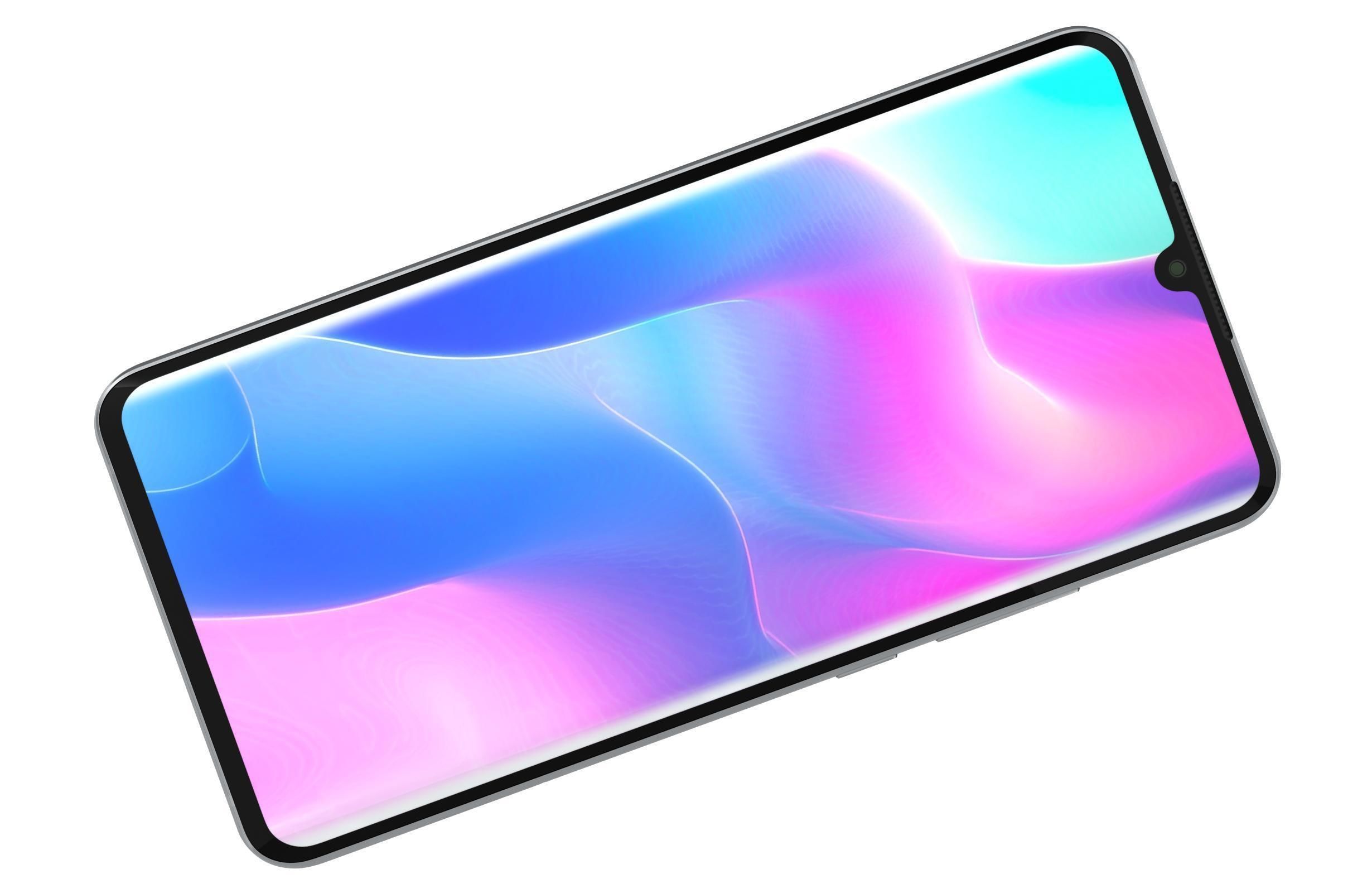 Xiaomi Mi Note 10 Lite Glacier White 3D model_8