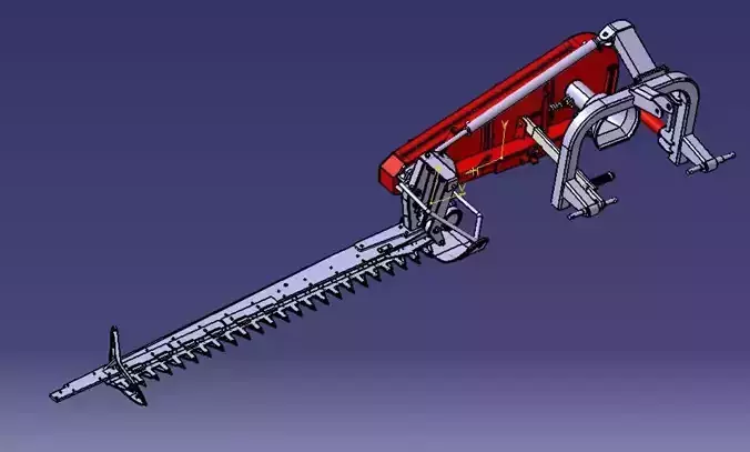 grass and clover mower 3D model