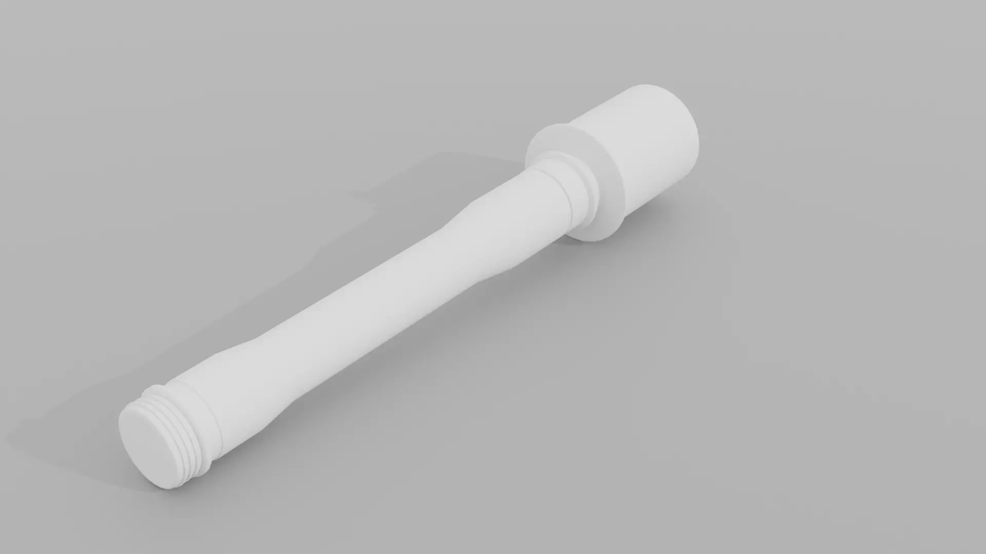 Stielhandgranate 24 Low-poly 3D model_0