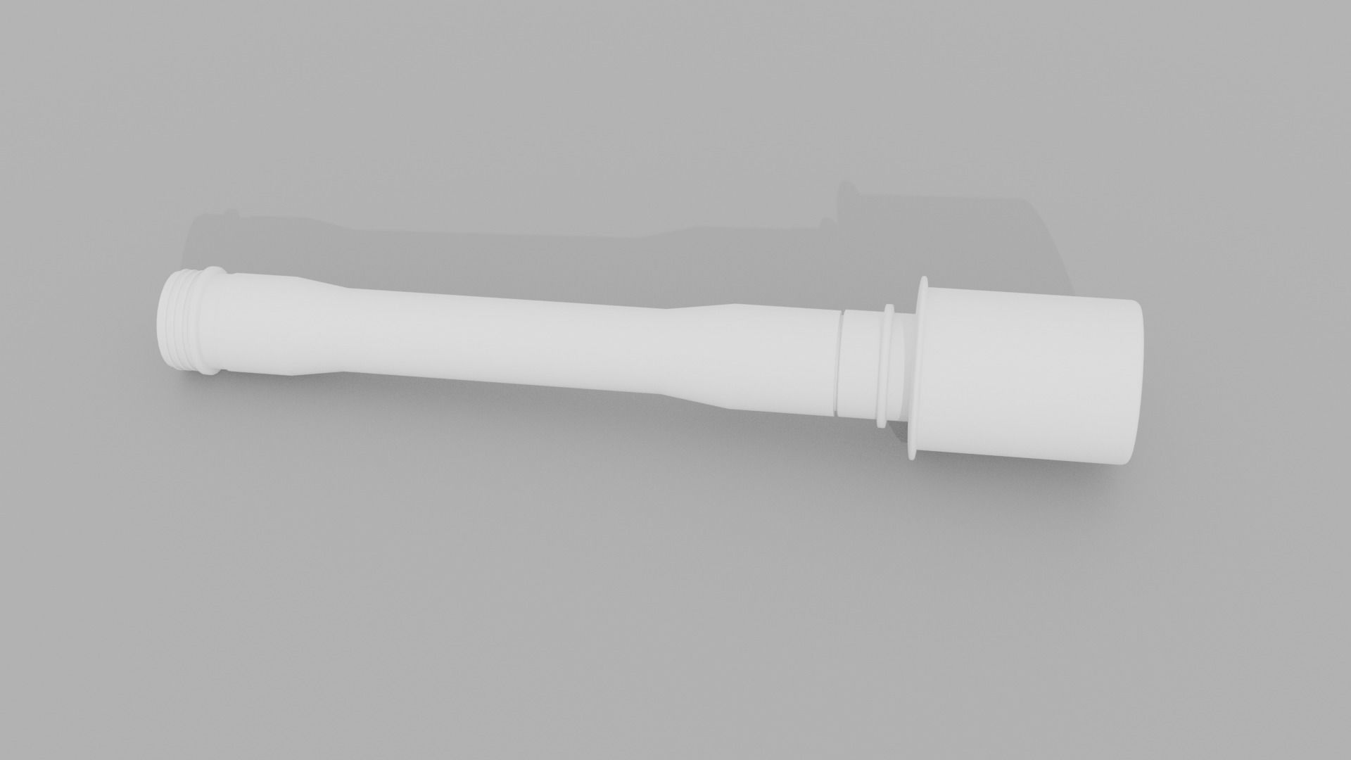 Stielhandgranate 24 Low-poly 3D model_1