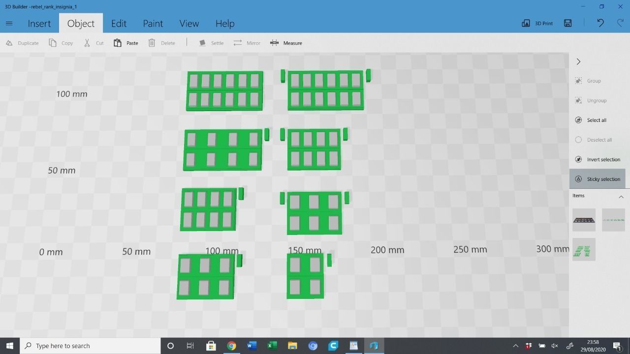 star wars Imperial Rank Insignia badges 3D print model_2