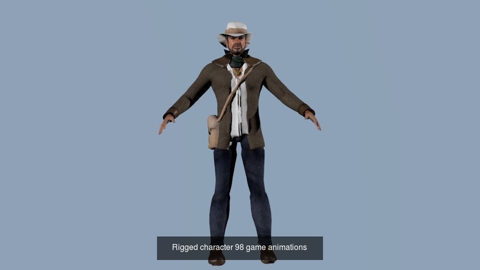 Rigged and animated Characters collection _21