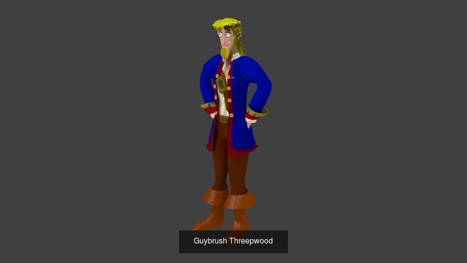 Rigged and animated Characters collection _12