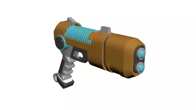 gun 3ds max 2021 fbx stl obj