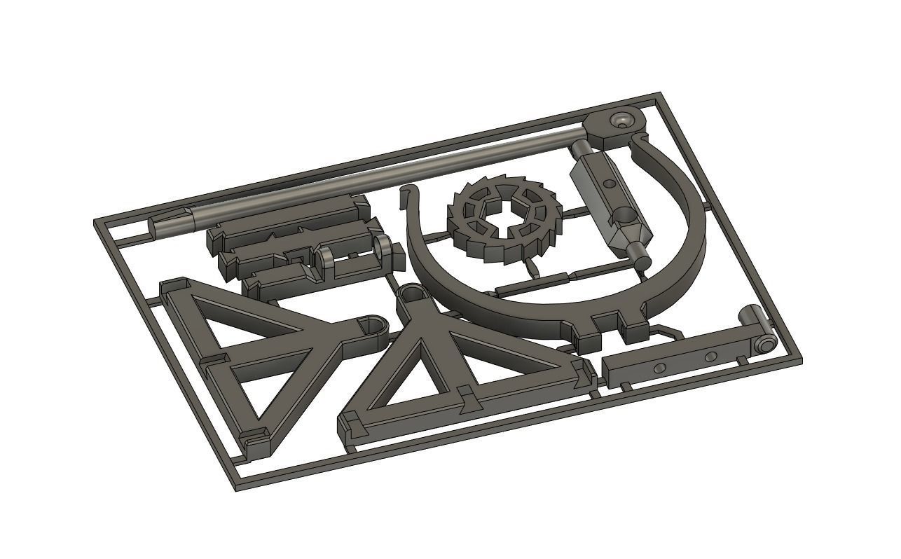 3D-printable Davinci catapult gift card 3D print model_16