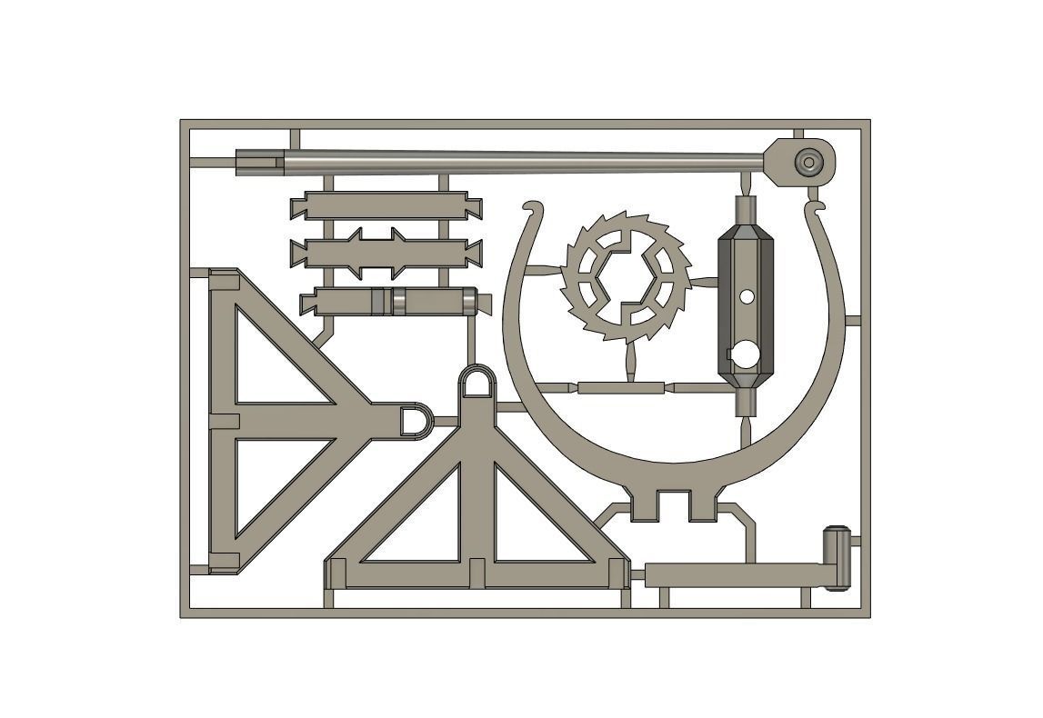 3D-printable Davinci catapult gift card 3D print model_17