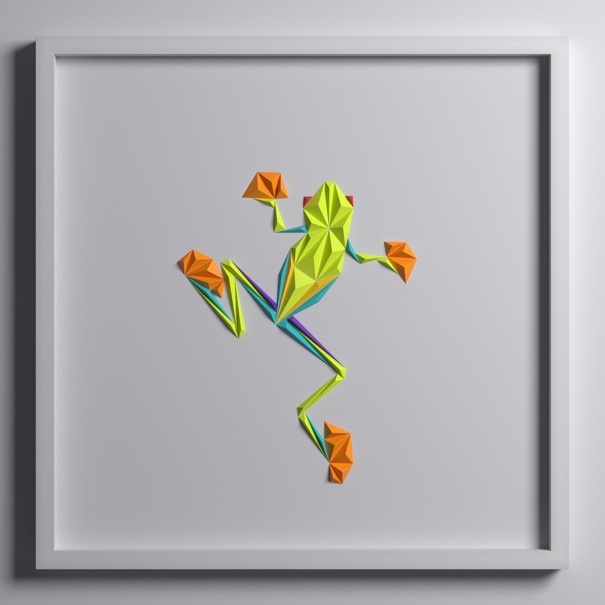 Paper Art Work 03 3D model | CGTrader