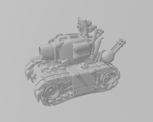 Metal Slug - SV001 - The First Super Vehicle Free 3D print model