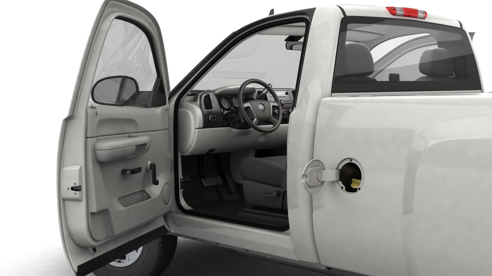 GENERIC HD PICKUP TRUCK 15 3D model_10