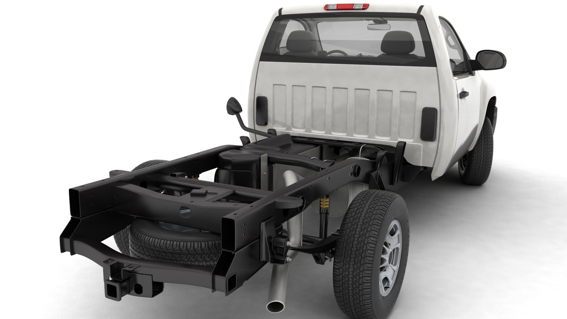 GENERIC HD PICKUP TRUCK 15 3D model_19