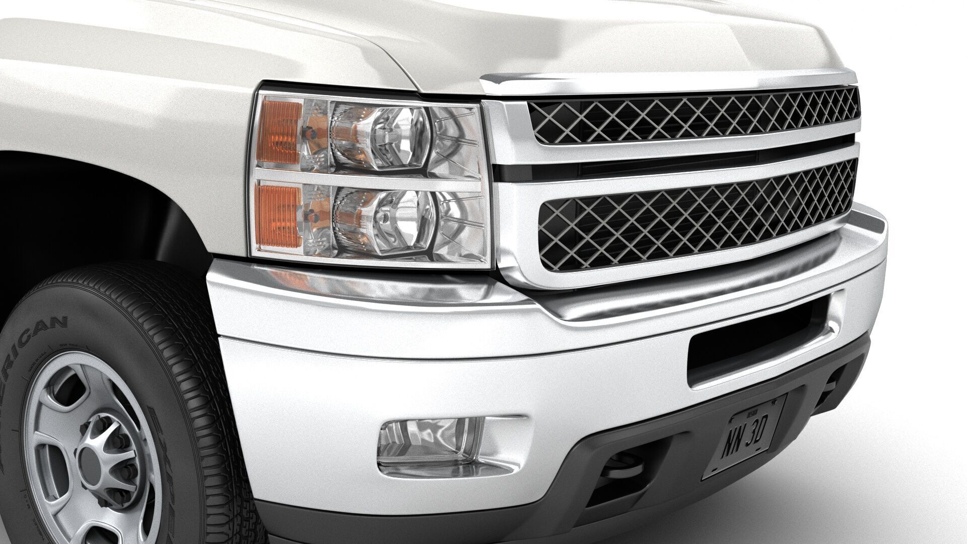 GENERIC HD PICKUP TRUCK 15 3D model_6