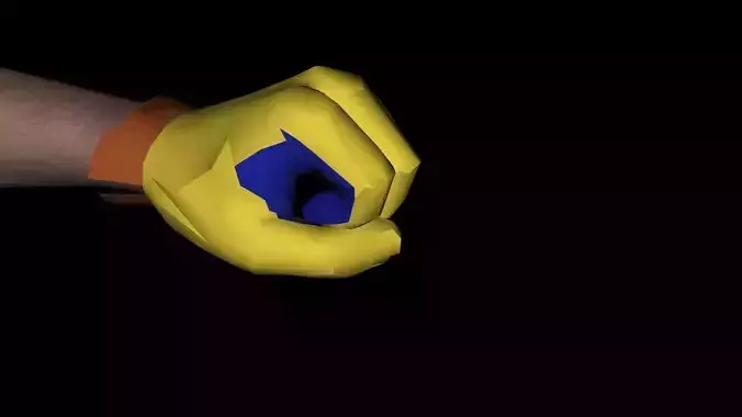 Motorcycle sport Gloves  3D model