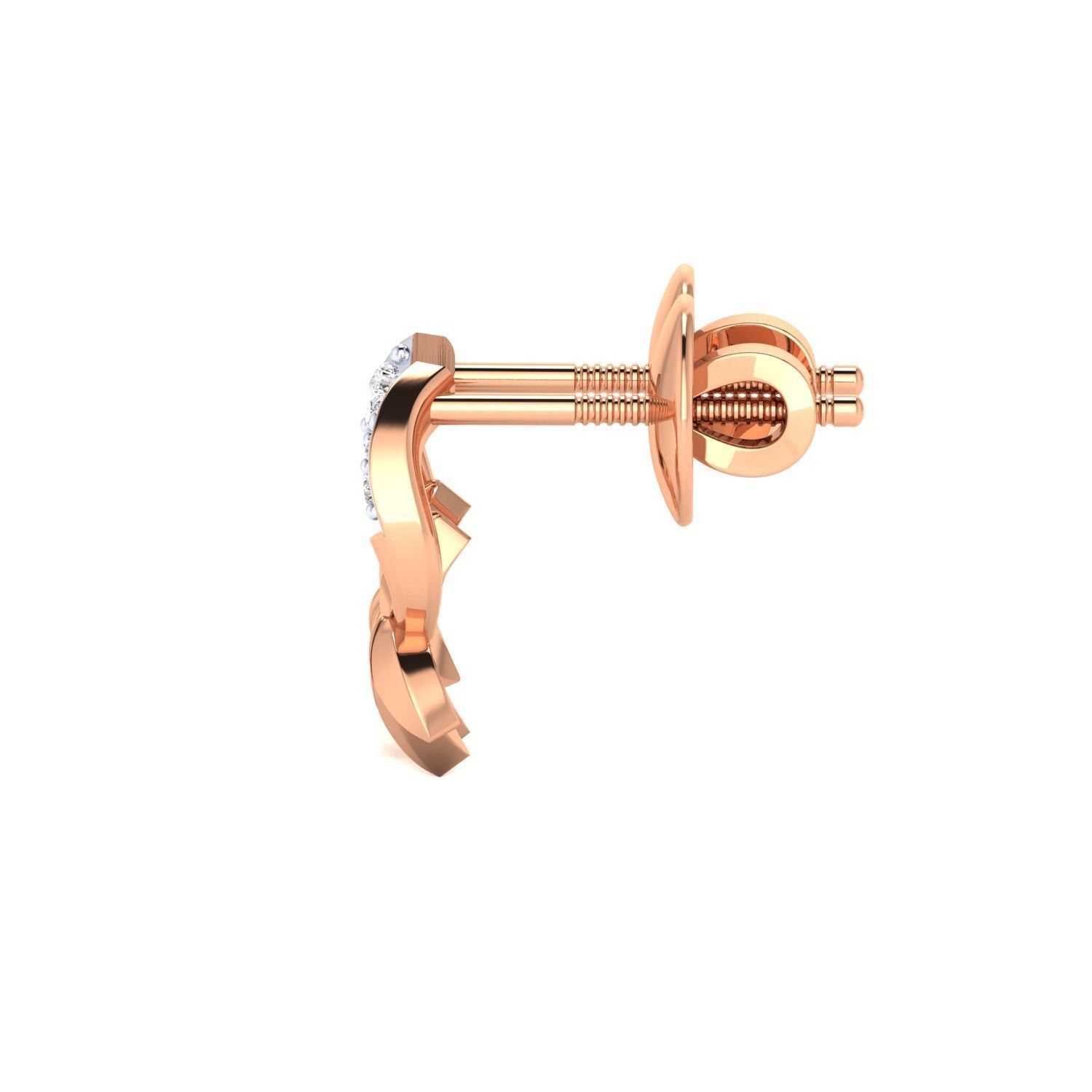 Women earrings 3dm render detail 3D print model 3D print model_3