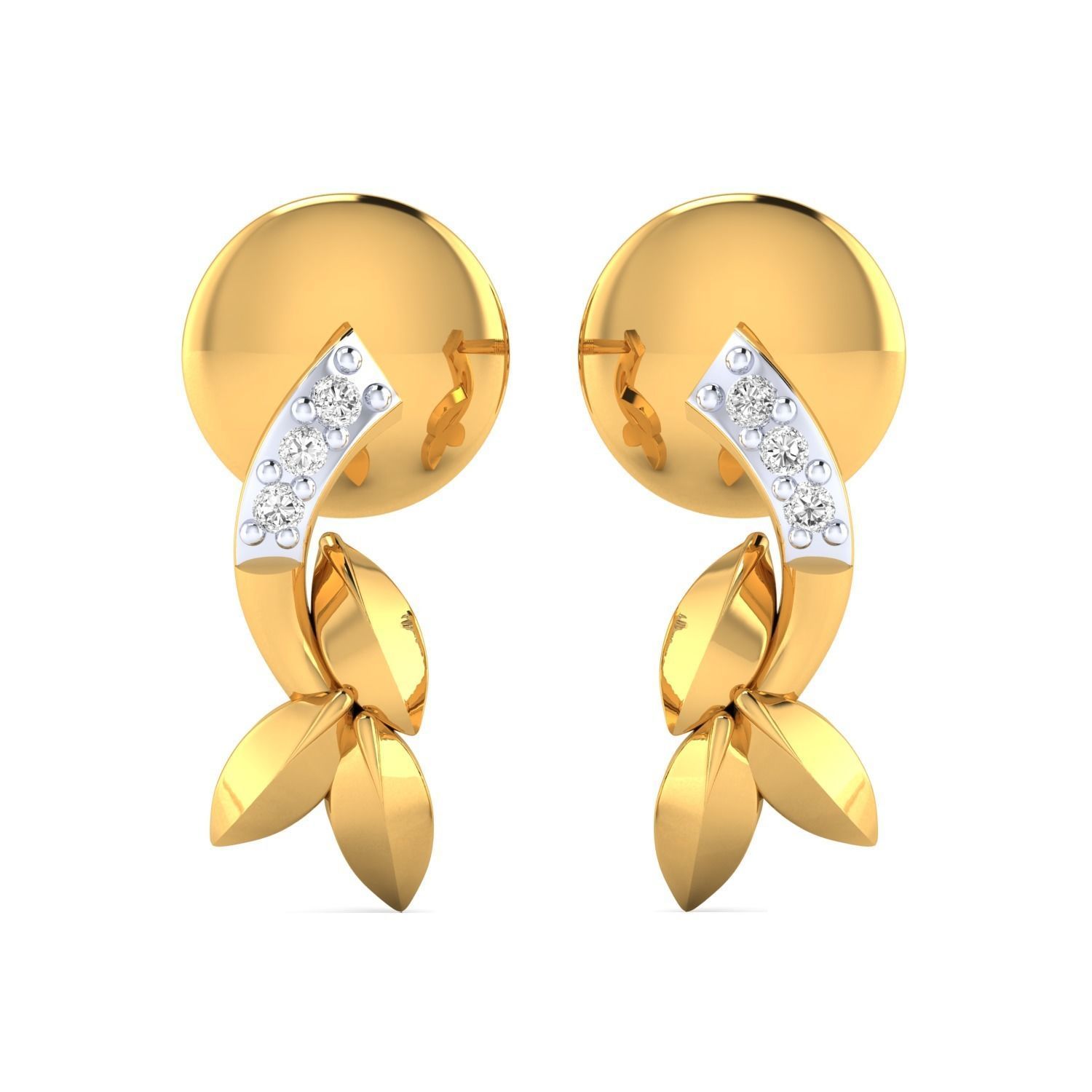 Women earrings 3dm render detail 3D print model 3D print model_15