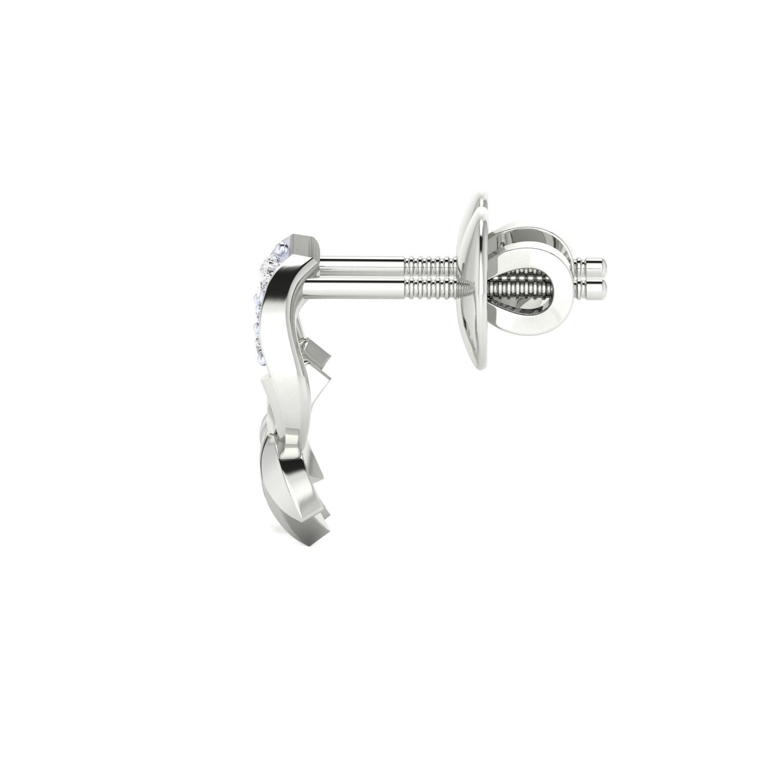 Women earrings 3dm render detail 3D print model 3D print model_8