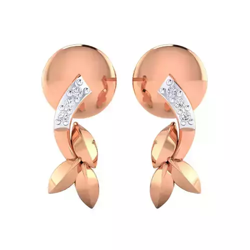 Women earrings 3dm render detail 3D print model
