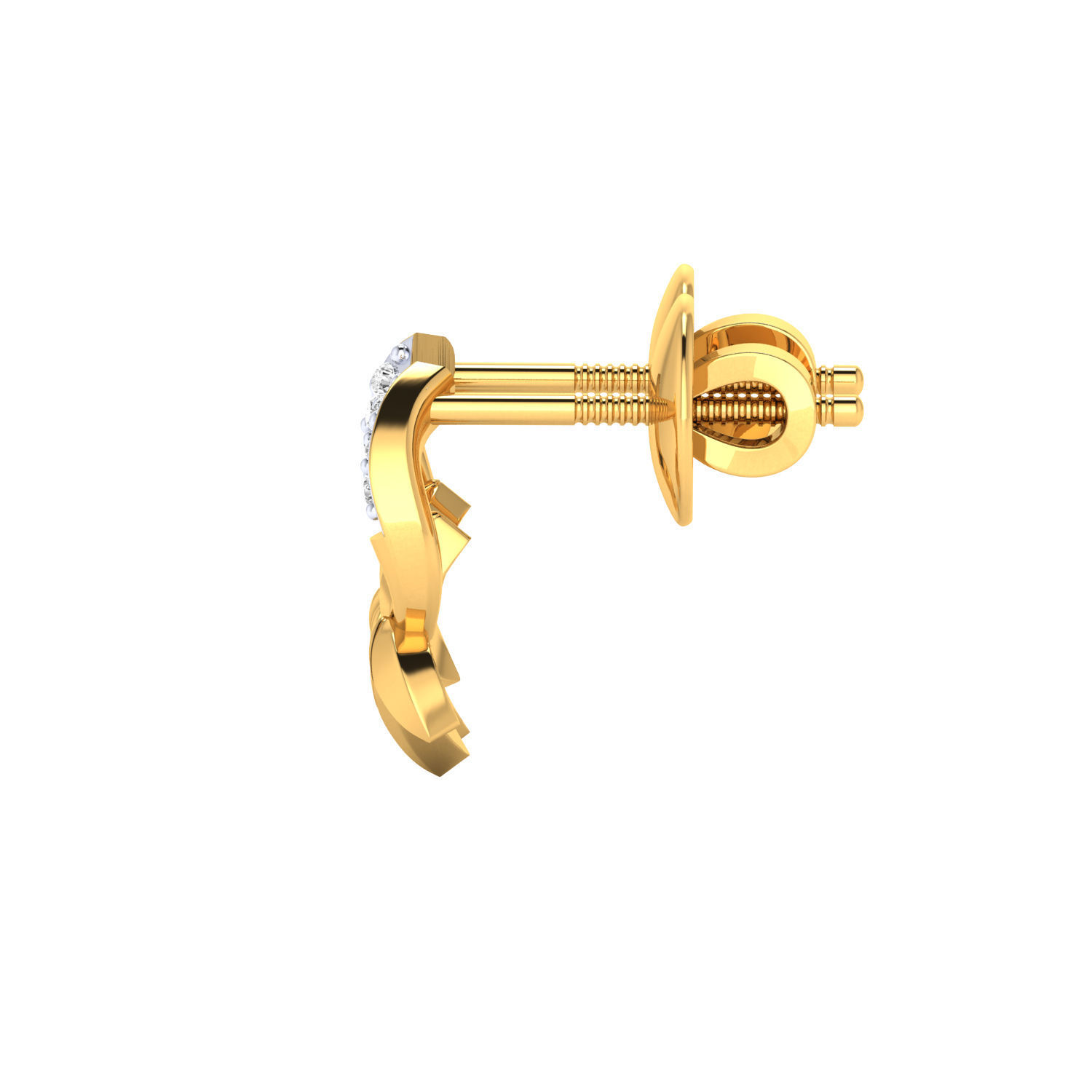 Women earrings 3dm render detail 3D print model 3D print model_12