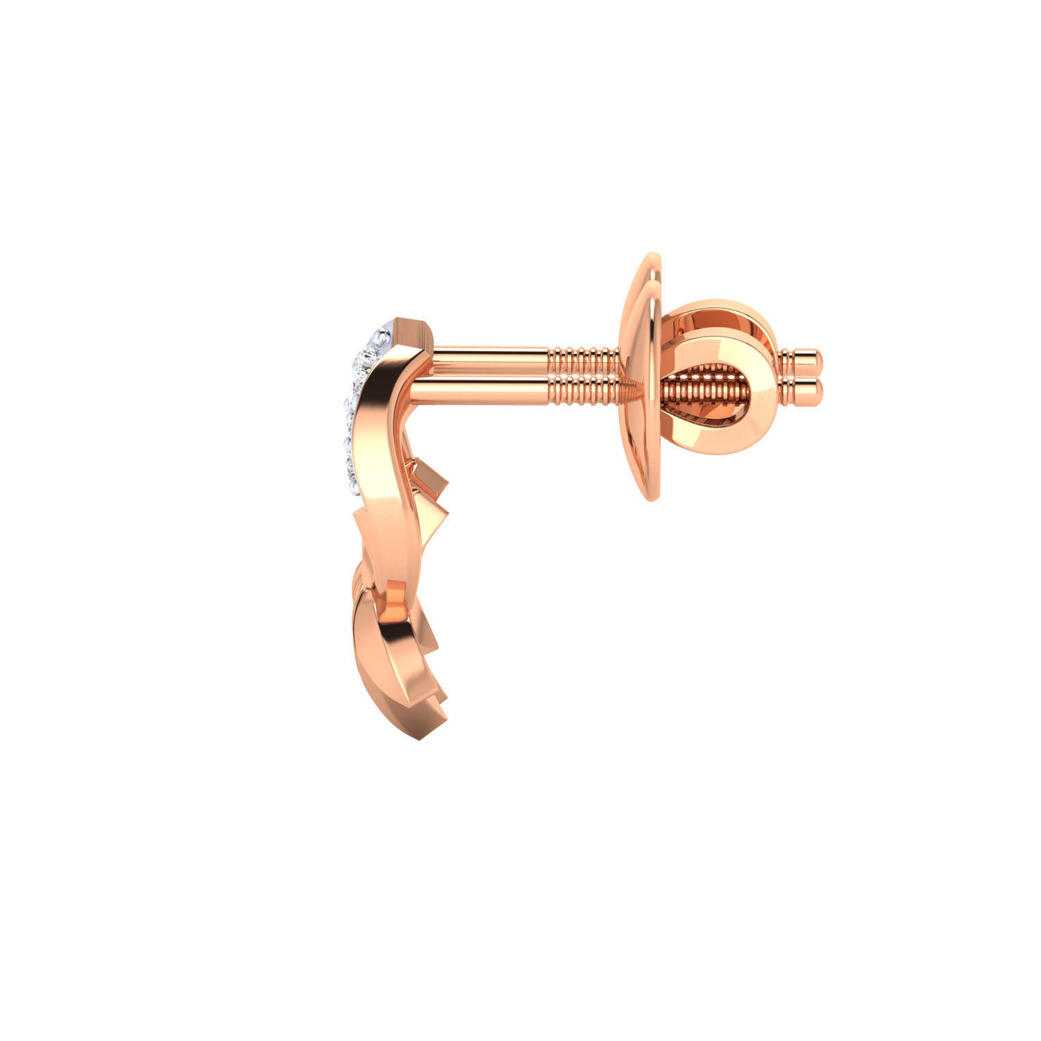 Women earrings 3dm render detail 3D print model 3D print model_2