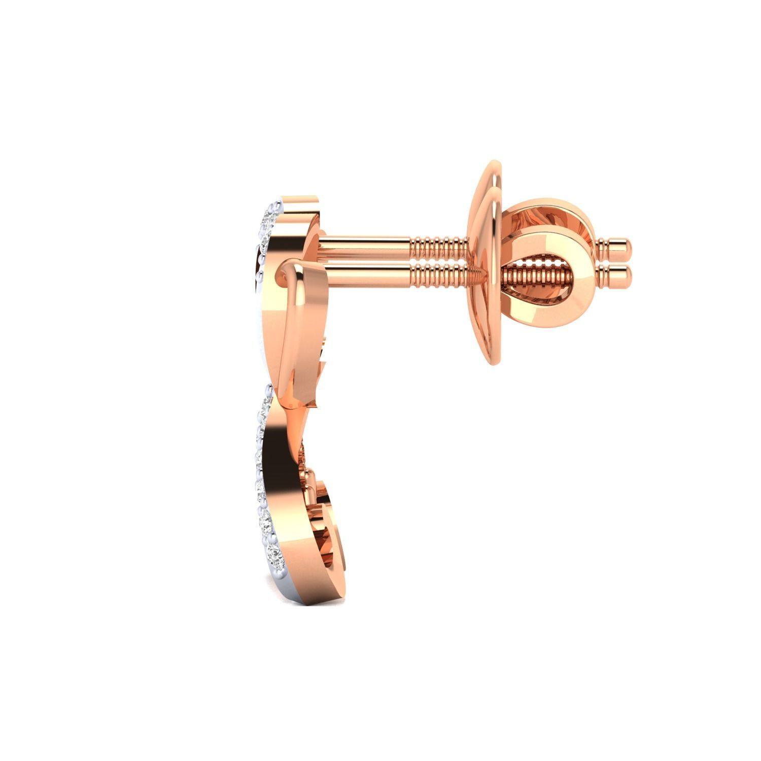 Women earrings 3dm render detail 3D print model 3D print model_7