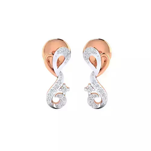 Women earrings 3dm render detail 3D print model