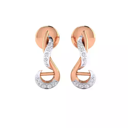 Women earrings 3dm render detail 3D print model