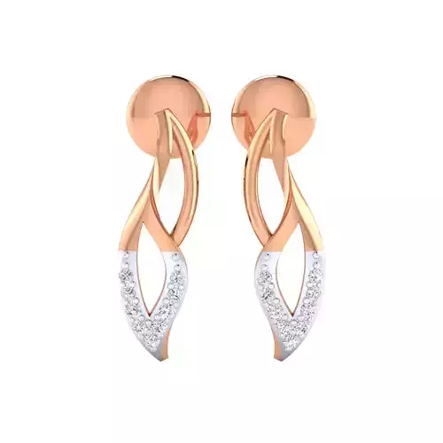 Women earrings 3dm render detail 3D print model