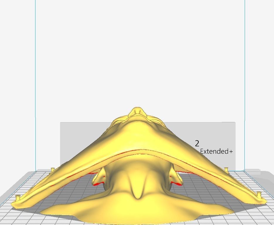 Head behind the drape sculpture 3D print model_3