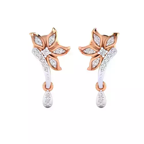 Women earrings 3dm render detail 3D print model